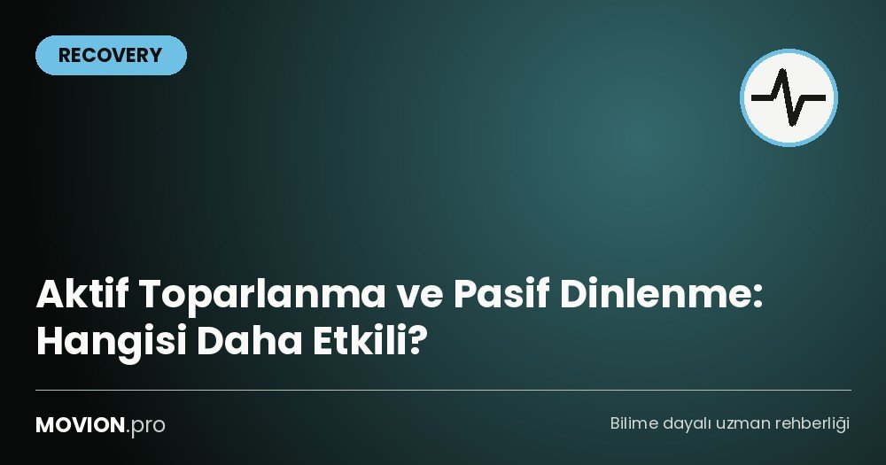 aktif toparlanma pasif dinlenme cover