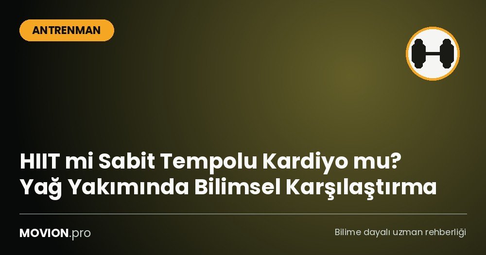 hiit mi sabit tempolu kardiyo mu cover