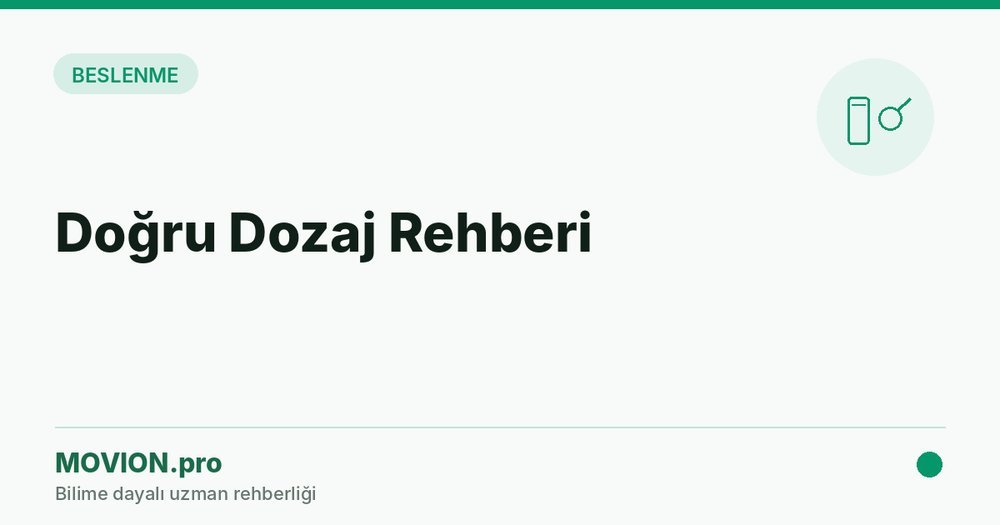 Kreatin Nasıl Kullanılır Doğru Dozaj ve Zamanlama — MOVION.pro kapak görseli